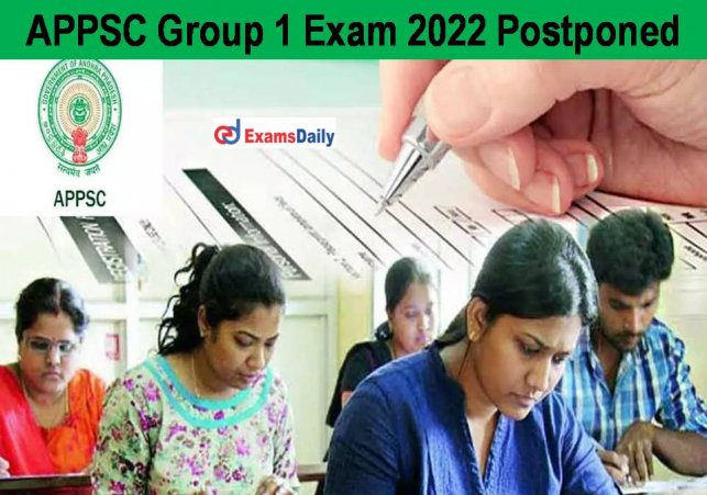 APPSC-Group-1-Exam-2022-Postponed